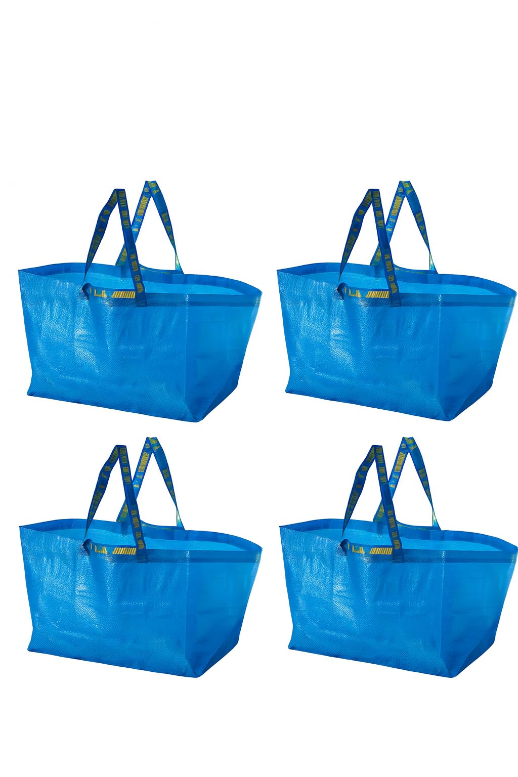 Amazon｜IKEA FRAKTA キャリアバッグ L ブルー (4個パック